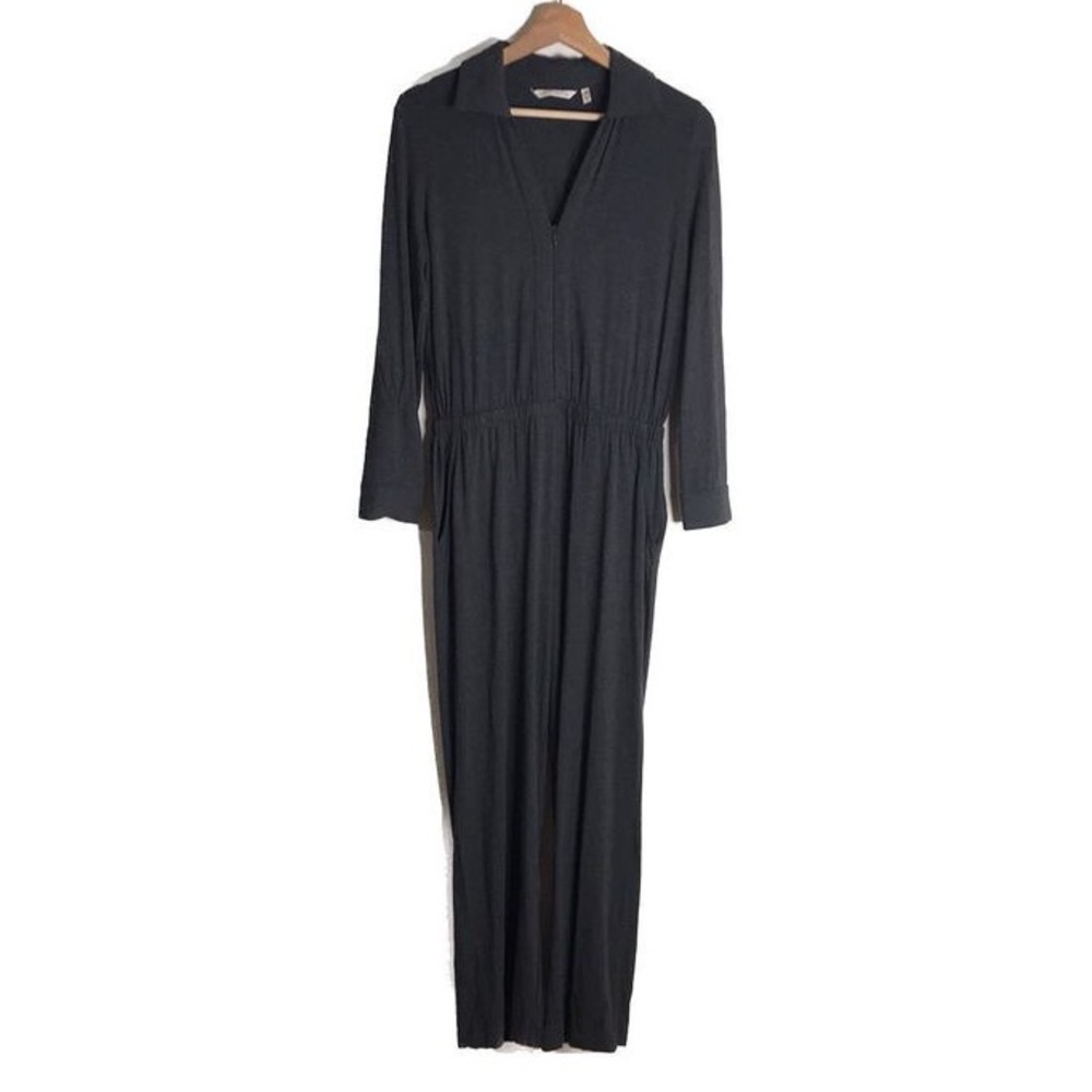 Soft surroundings gray soft‎ jumpsuit size xsp fits medium ladies
